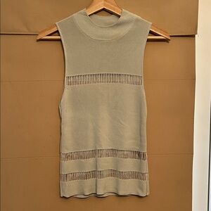 Topshop Sky Blue Knit Tank Top